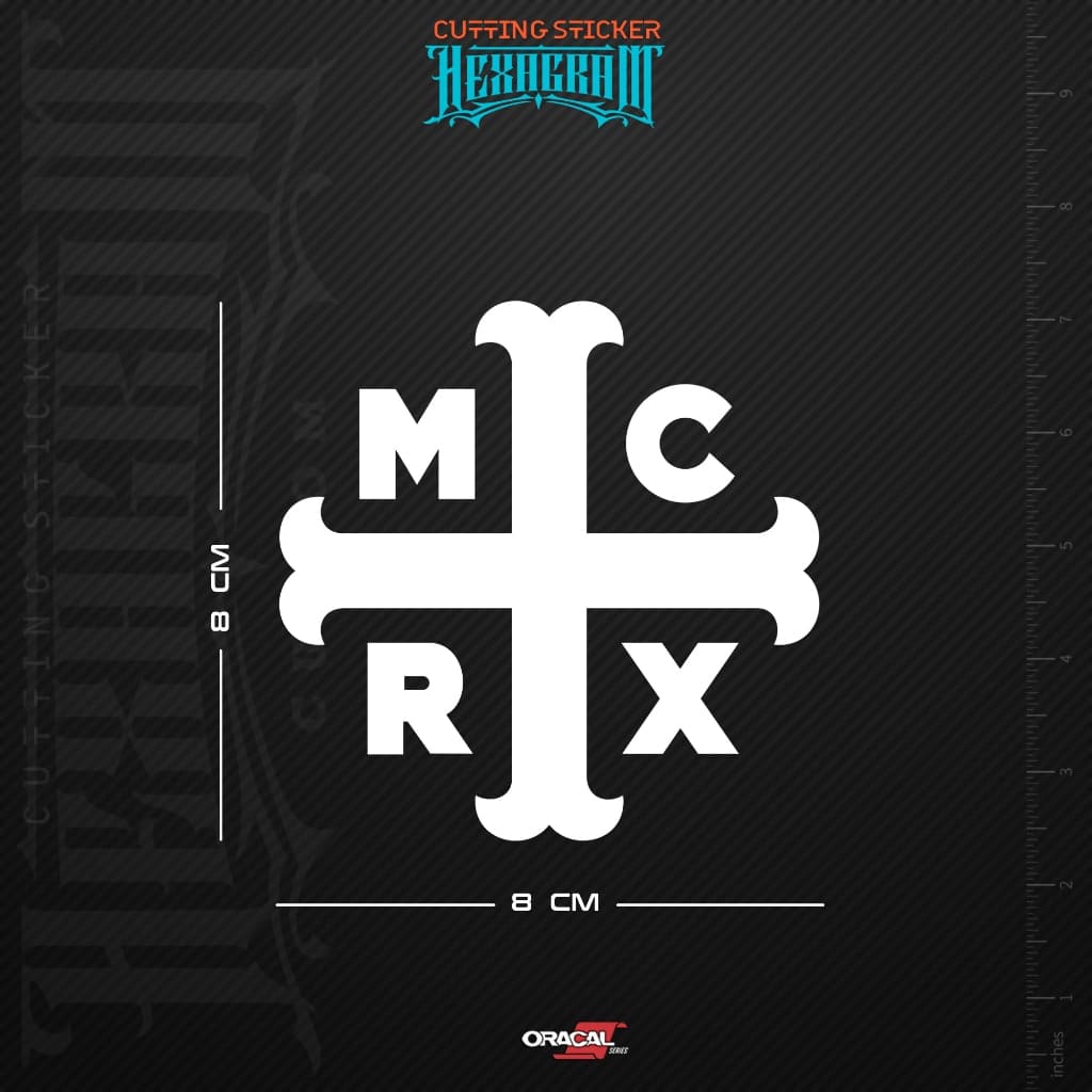 สติ๊กเกอร์ตัด โลโก้ My Chemical Romance Band | สติ๊กเกอร์ตัดโลโก้วง MCRX