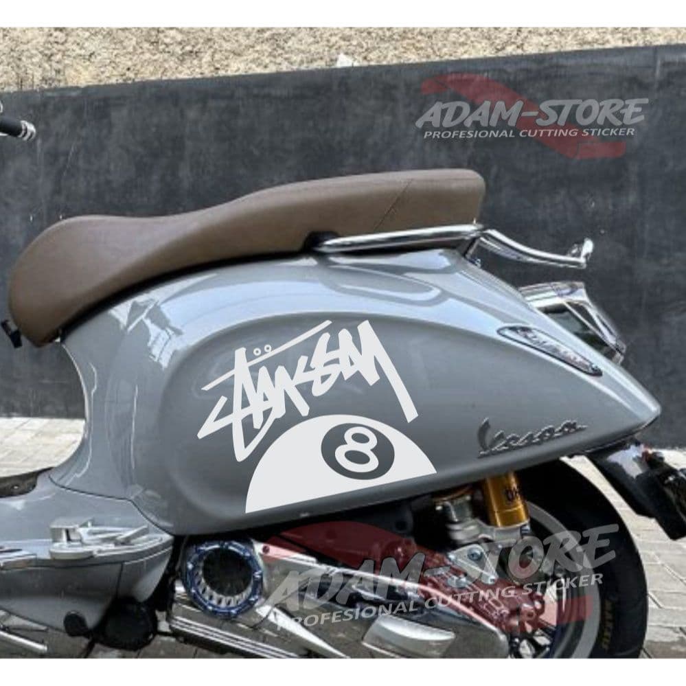 สติ๊กเกอร์ติดมอเตอร์ไซค์ Vespa Matic // สติ๊กเกอร์ Vespa Body Stripe // Vespa Matic 150 / Piaggio - V08