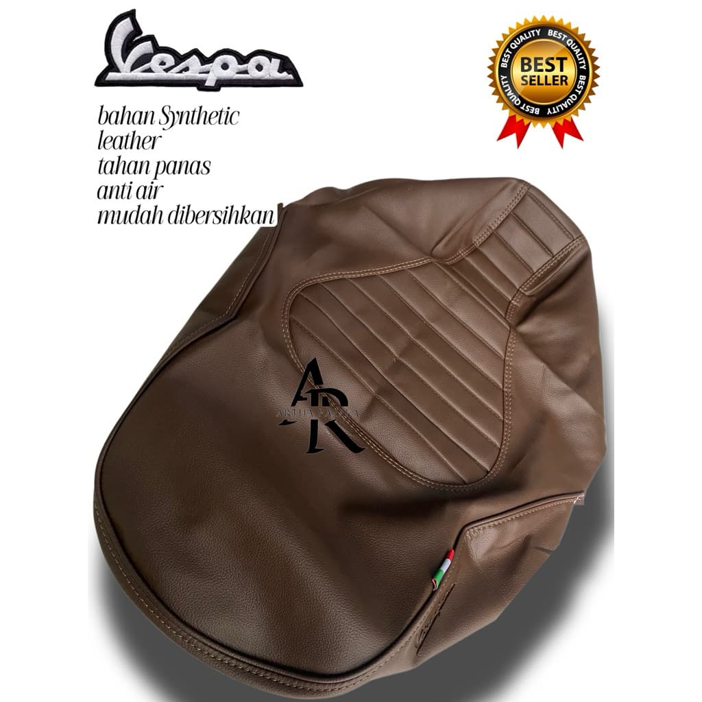 VESPA MATIC รถจักรยานยนต์ที่นั่งหนังพรีเมี่ยมหนากันน้ําทนความร้อน Very Elegant Precision เหมาะสําหรับ…