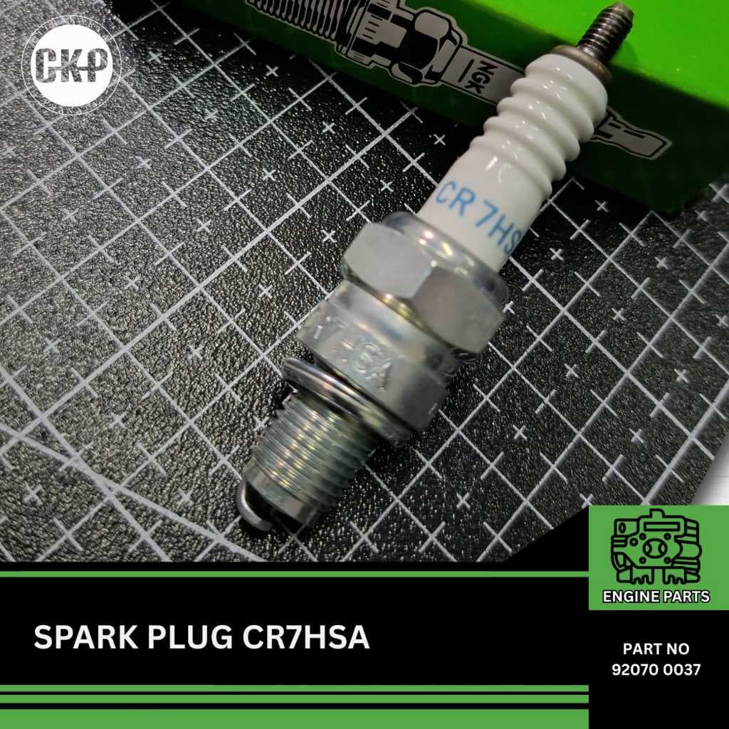 หัวเทียน KLX150 / D-Tracker 150 / BF – CR7HSA Original Kawasaki อะไหล่แท้ 97070-0037