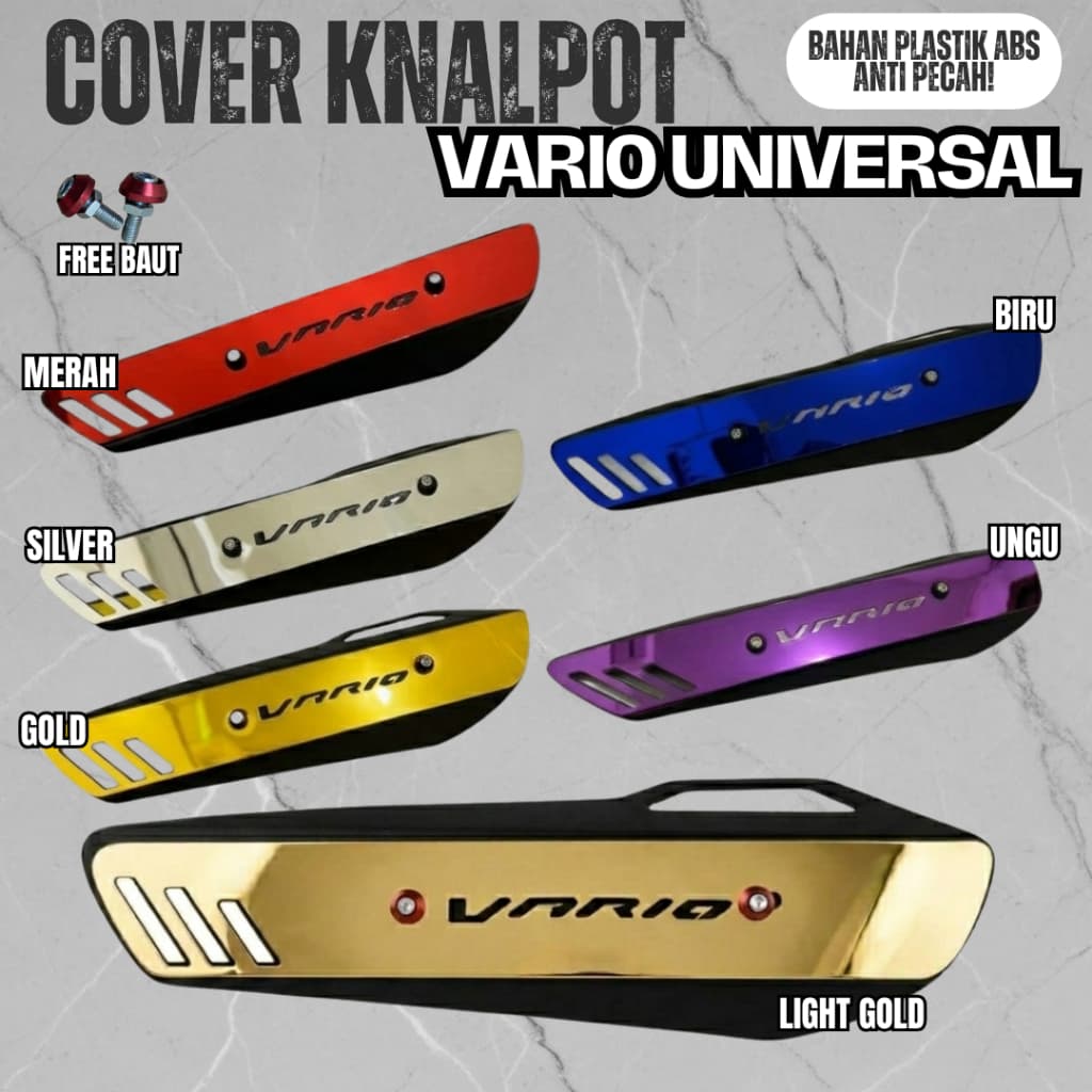 ฝาครอบEXHAUST VARIO 125 ใหม่ VARIO 150 ใหม่ 2018-2024 ACRYLIC LIST EXHAUST COVER VARIO…