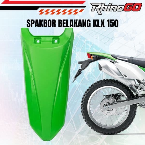 Rinogo - บังโคลนหลัง klx 150 bf trail supermoto หาง klx วิบาก หนา ยืดหยุ่น ไม่แตกง่าย