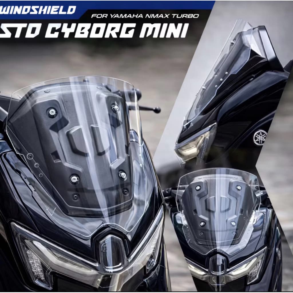 Visor nmax turbo neo s รุ่นแบนหนาพิเศษ