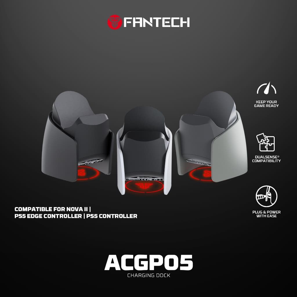 FANTECH ACGP05 CHARGING DOCK สําหรับ NOVA II,PS5 EDGE CONTROLLER,PS5 CONTORLLER