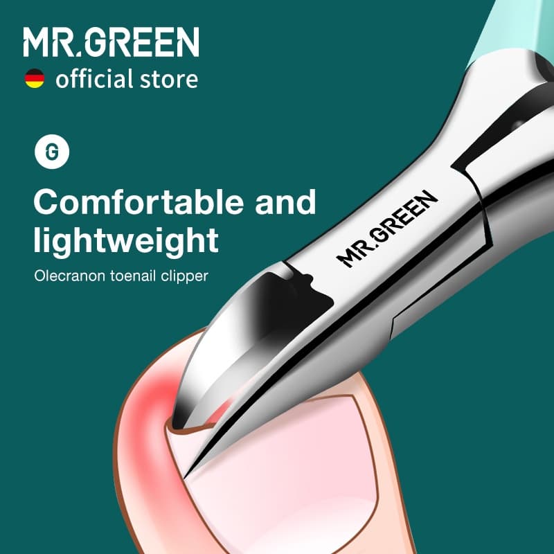 กรรไกรตัดเล็บ Mr.Green ingrown กรรไกรตัดเล็บเท้า สเตนเลส แบบหนา สําหรับตัดเล็บเท้า