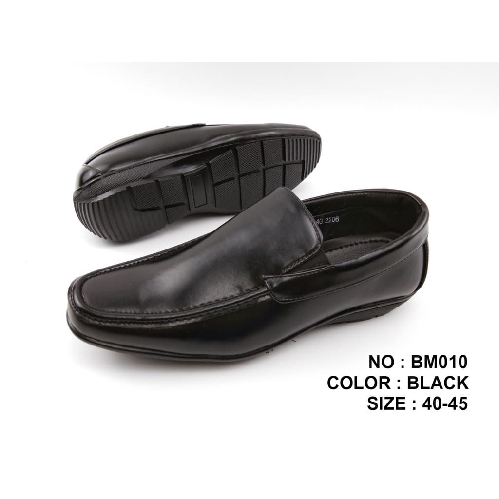 BM010 รองเท้าคัดชูส์ชาย หน้าเรียบทรงหน้าเท้ากว้าง ใส่ทํางาน ใส่เรียน พร้อมส่ง