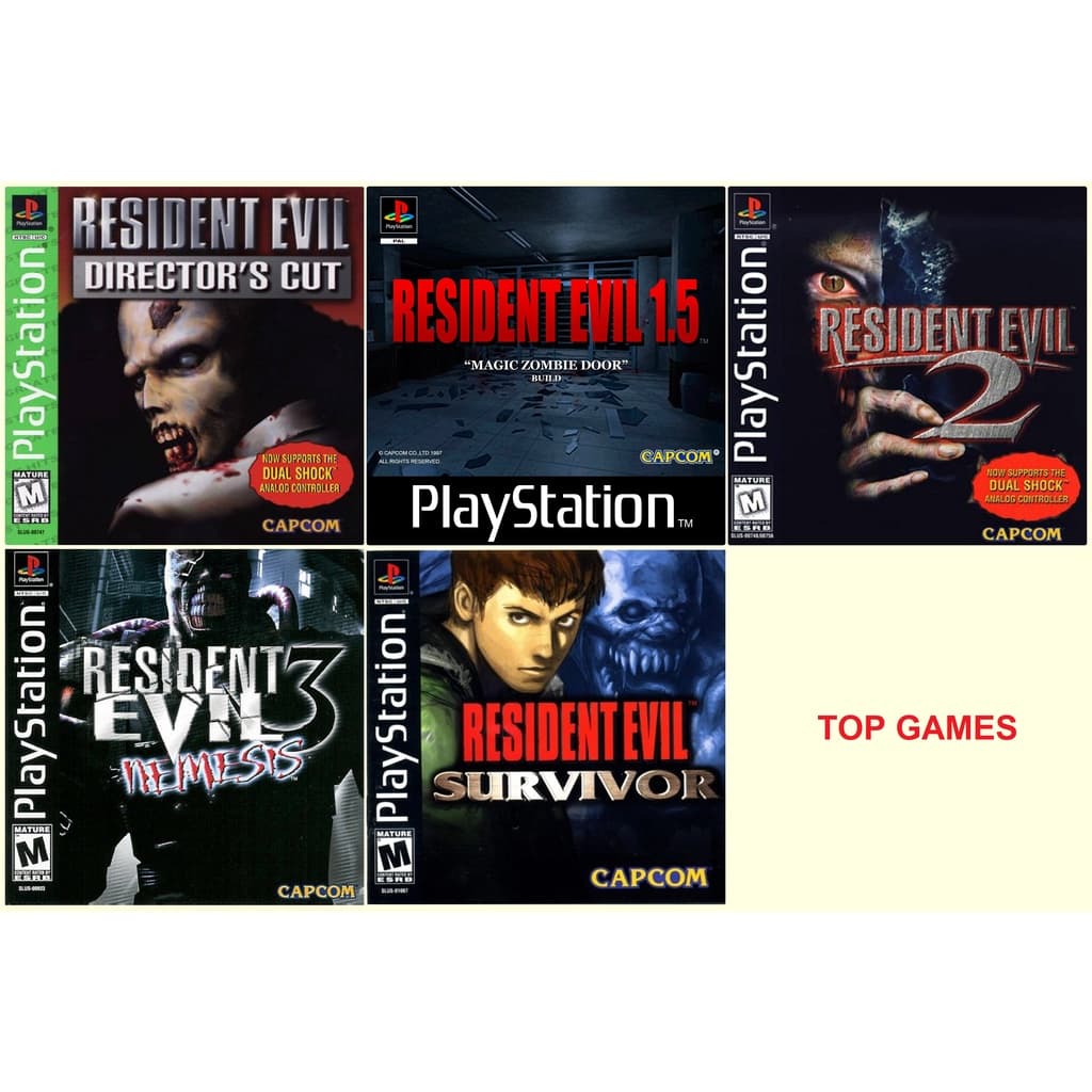 Resident Evil เรสซิเด้นท์ อีวิล แผ่นเกม PS1 PS2 รูปที่ 1