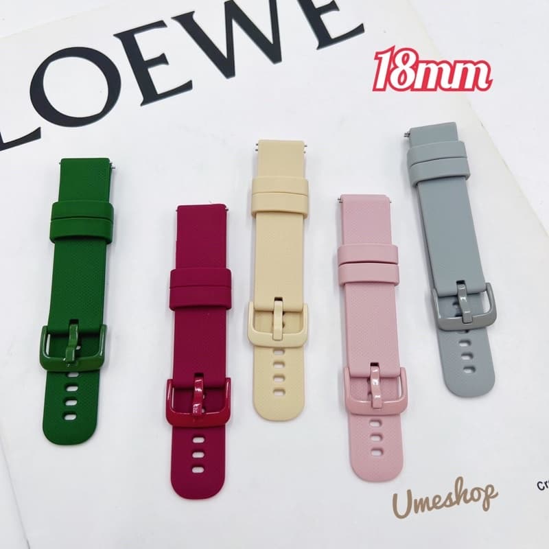 🇹🇭พร้อมส่ง สายซิลิโคนสําหรับนาฬิกา Garmin 18mm สายนาฬิกาสําหรับ imi -lab CAC สายนาฬิกา smart watch สาย 18mm