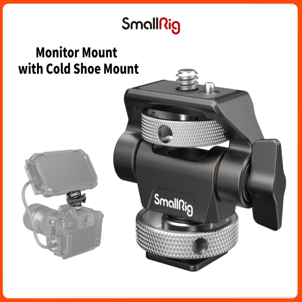 ส่งไวจากไทย Smallrig อุปกรณ์เมาท์ ขาตั้งหมุนได้ พร้อมเมาท์ยึดติด Cold Shoes สามารถปรับได้