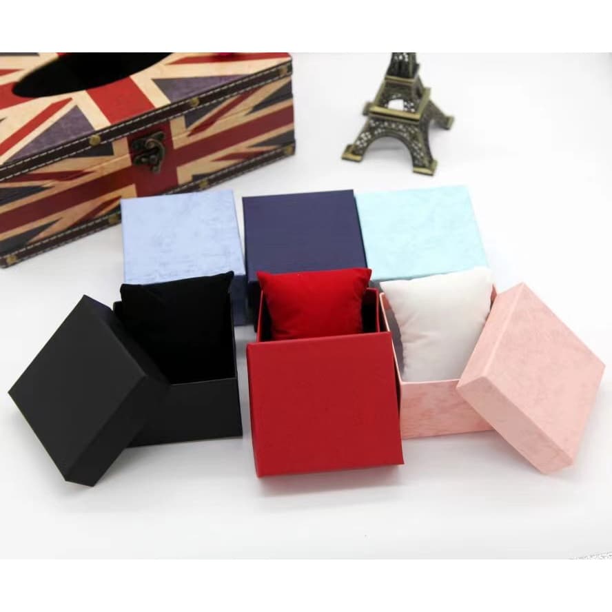 กล่องนาฬิกา กล่องกระดาษของขวัญ กล่องใส่นาฬิกา Watch Box กล่องหมอนกระดาษ