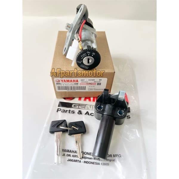ชุดกุญแจจุดระเบิด+กุญแจเบาะyamaha Force 1 Vega R เก่า FIZR Crypton F1ZR Alfa 3AY