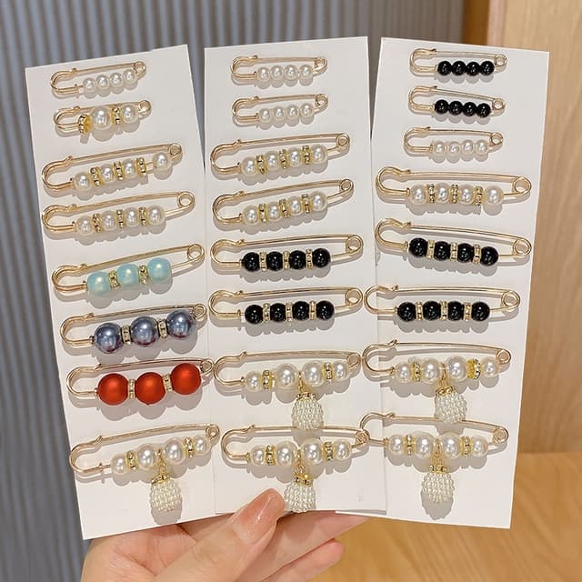 6 ชิ้นคอลเลกชันเอวสิ่งประดิษฐ์ปุ่มเข็มกลัดกางเกงยีนส์เอวปรับความปลอดภัย Pin