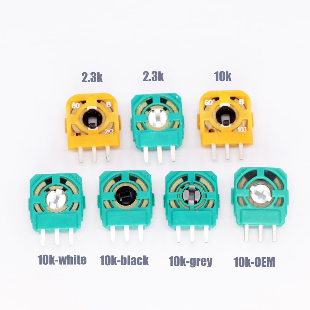 10 ชิ้น 3D Analog จอยสติ๊ก Potentiometer Sensor แกน Resistor Micro Switch ใช้งานร่วมกับ Xbox One PS4 PS5…