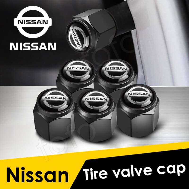 ฝาครอบวาล์วยางรถยนต์ สเตนเลส สําหรับ Nissan serena c27 vanette c22 Sendra gtr n16 grand livina navara np300…