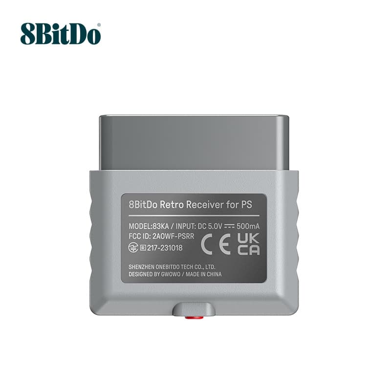 8Bitdo PS ตัวรับสัญญาณบลูทูธอะแดปเตอร์ย้อนยุครองรับสําหรับโฮสต์ PS1/PS2 Windows 10/11…