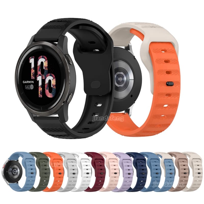 ซิลิโคนกีฬาสายคล้องคอสายคล้องคอสําหรับ Garmin Venu 4 3 2 plus Vivomove 3 Garmin Vivoactive 6 5 4…