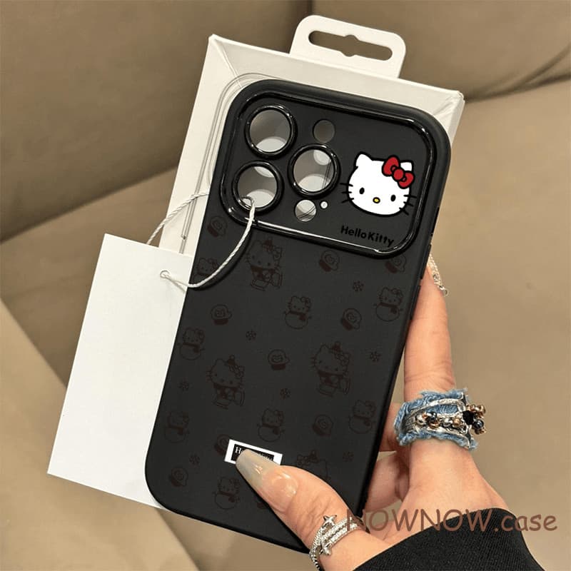 สําหรับ IPhone 16 15 14 13 12 11 Pro Max X XR XS Max 7 8 Plus น่ารัก KT เคสโทรศัพท์การ์ตูนปกอ่อน