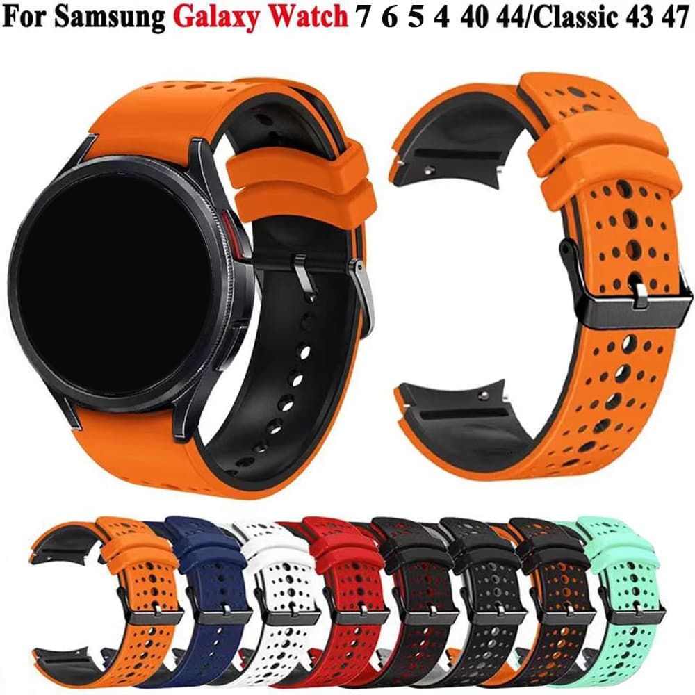 สําหรับ Samsung Galaxy Watch 7 44/40 มม.Galaxy Watch 6 5 Pro 6 คลาสสิก 43 มม.47 มม.4 42/46…