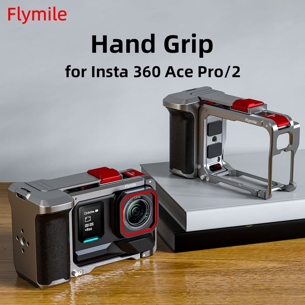 เข้ากันได้กับ Insta360 Ace Pro2/Ace pro xplorer ชุดจับกล้องแอคชั่นแคมเมราเพิ่ม
