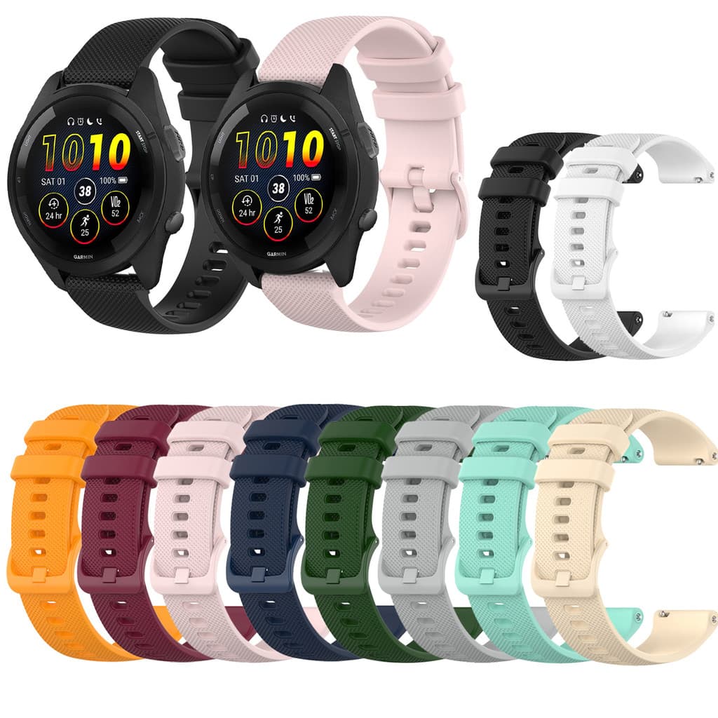 18 มม.20 มม.ซิลิโคนสําหรับ Garmin Vivoactive 3 5 6 4s Active 5 S Vivomove 3s กีฬานาฬิกาสร้อยข้อมือสําหรับ…