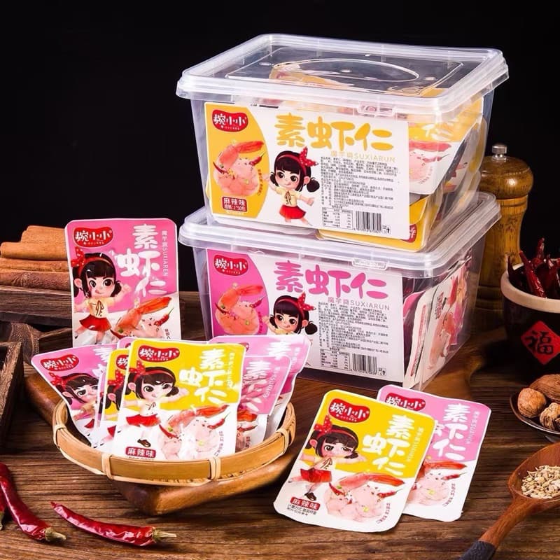เห็ดเข็มทอง ปรุงรส หมาล่า แพคเกจ กระปุกใส 50ซอง (ซองละ12กรัม) รสเผ็ด รสหมาล่า อร่อย แซ่บ พร้อมทาน ส่งจากไทย