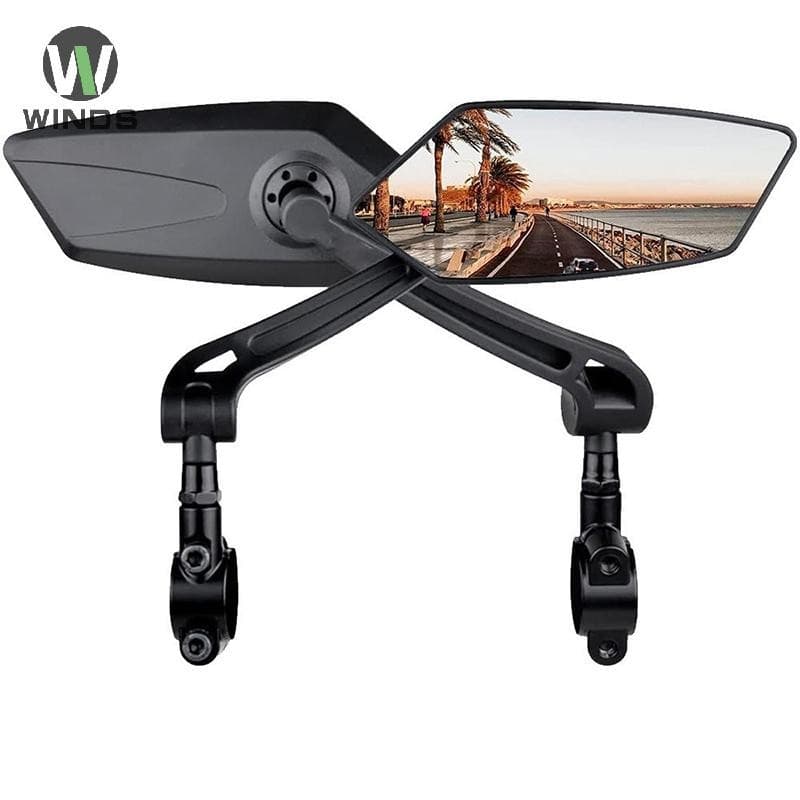 Ods จักรยานเสือภูเขากระจกมองหลังจักรยานไฟฟ้ากระจกแบน 360 องศาปรับ Reflector Reversing…