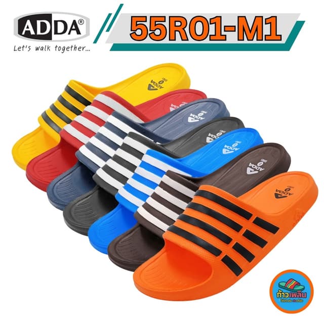 ADDA 55R01M1 รองเท้าแตะผู้ชายลําลองแบบสวม (เบอร์ 7-10)