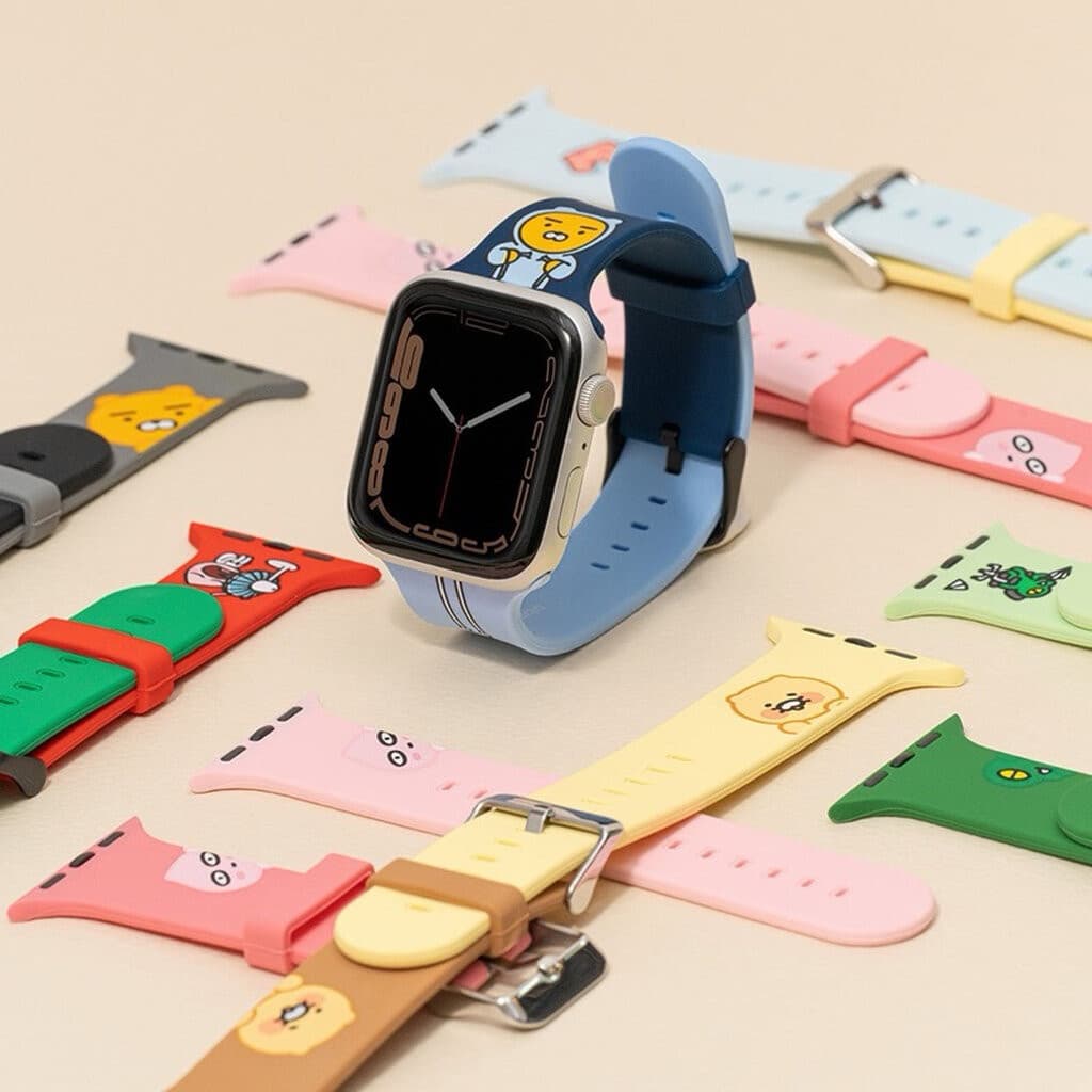 ในไทย Kakao Friends สายนาฬิกา สําหรับ APPLE Watch ใช้ได้กับทุกรุ่น 38-49mm