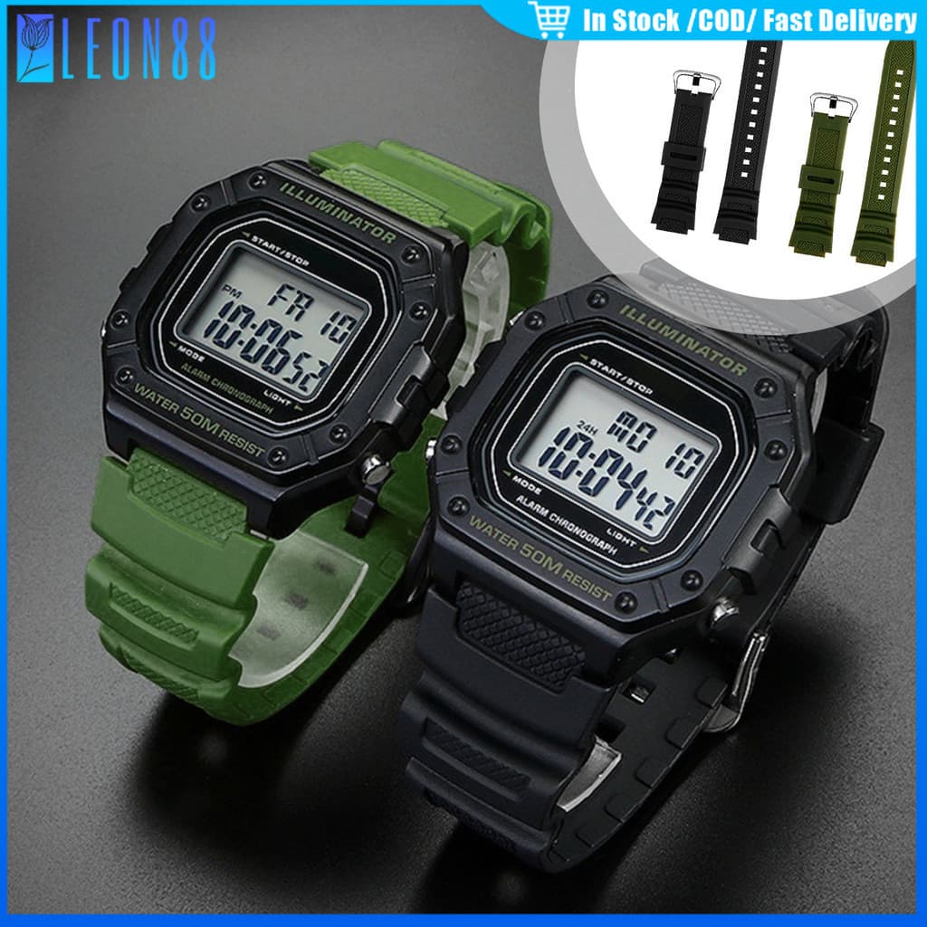 ของมาใหม่!สายนาฬิกาข้อมือcasio 18มม. สําหรับ Casio AQ-S810W S800 MRW-200 W735 752H อุปกรณ์เสริม