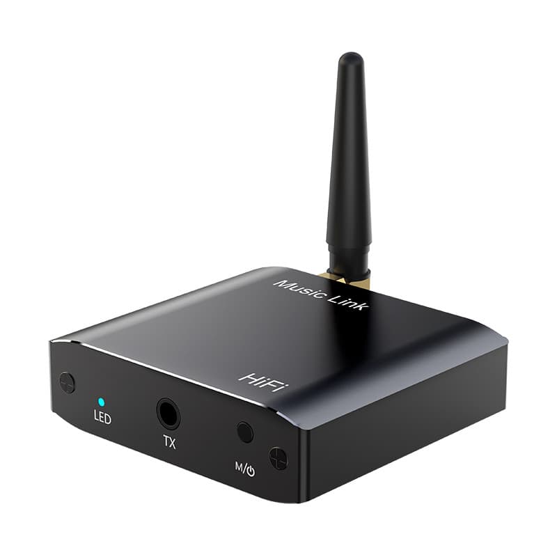 ใหม่เครื่องส่งสัญญาณรับสัญญาณบลูทูธ 5.3 รถเสียงอะแดปเตอร์เสียง AUX 2-in-1 เครื่องส่งสัญญาณรับเสียงไร้สาย
