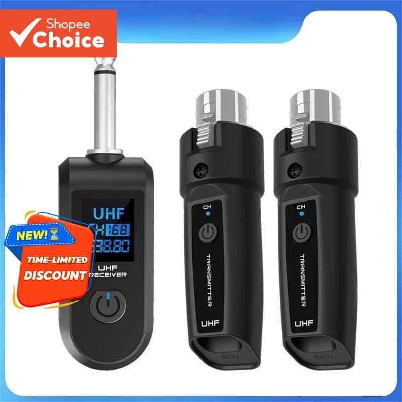 ระบบไมโครโฟนไร้สาย 2.4Ghz เครื่องส่งสัญญาณ XLR และตัวรับสัญญาณสําหรับระบบผสมไมโครโฟนแบบไดนามิก PA K1