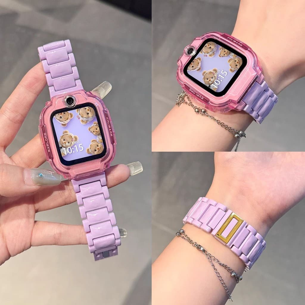สายรัดแม่เหล็ก + เคสป้องกันไล่โทนสี imoo Z1 Z2 Z5 Z6 Z7 สายนาฬิกาโทรศัพท์ Breathable imoo Z1 Z2 Z5 Z6 Z7…