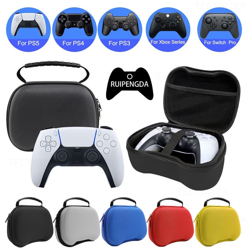 Hard EVA Gamepad Case Travel Carrying กระเป๋าแบบพกพาสําหรับ Xbox Switch PS5 PS4 Travel Storage