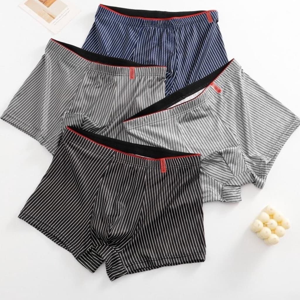กางเกงในบ็อกเซอร์ผู้ชาย Boxer เนื้อผ้านิ่ม สวมใส่สบาย มีไซส์ใหญ่ L-4XL รูปที่ 1