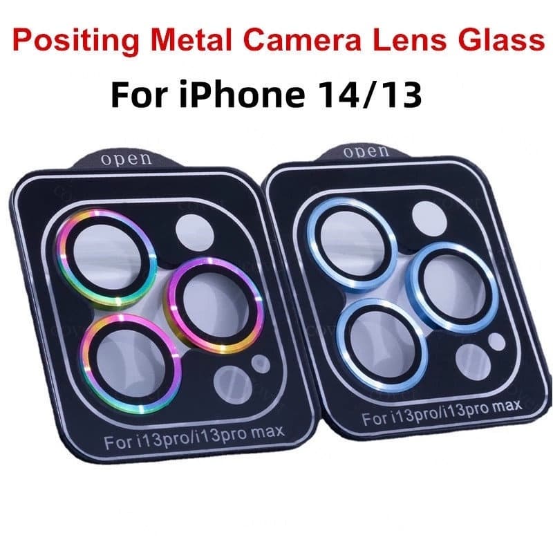 ตัวป้องกันเลนส์กล้องซีดีแบบออลอินวัน For iPhone 11 12 13 14 15 Pro Max 15 Pro 16promaxฟิล์มกระจก กันรอย…