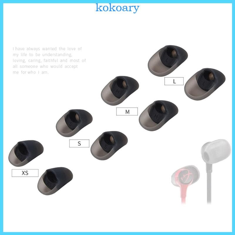 Kok จุกปิดหูฟัง แบบนิ่ม ใส สําหรับ HyperX Cloud Earbuds 2 1 ชุด