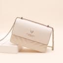 Premium FashionBAG กระเป๋าสะพายข้าง สายโซ่สีทอง วัสดุหนังPU ทนทานหรูหรา รุ่น8075