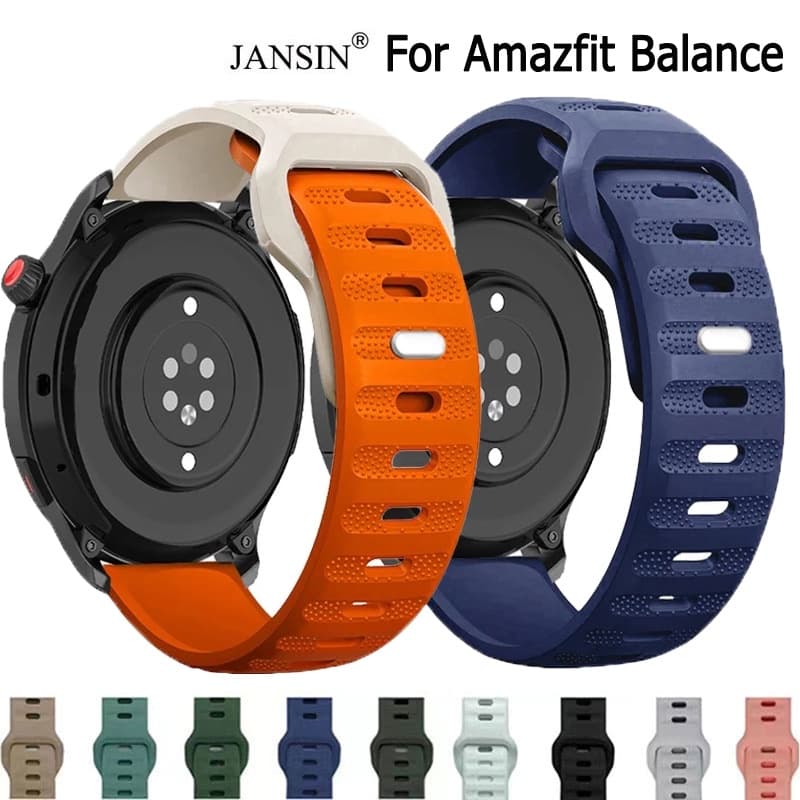 สาย Amazfit Balance สายนาฬิกา สายนาฬิกา ซิลิโคน สําหรับ Amazfit Balance สมาร์ทวอทช์