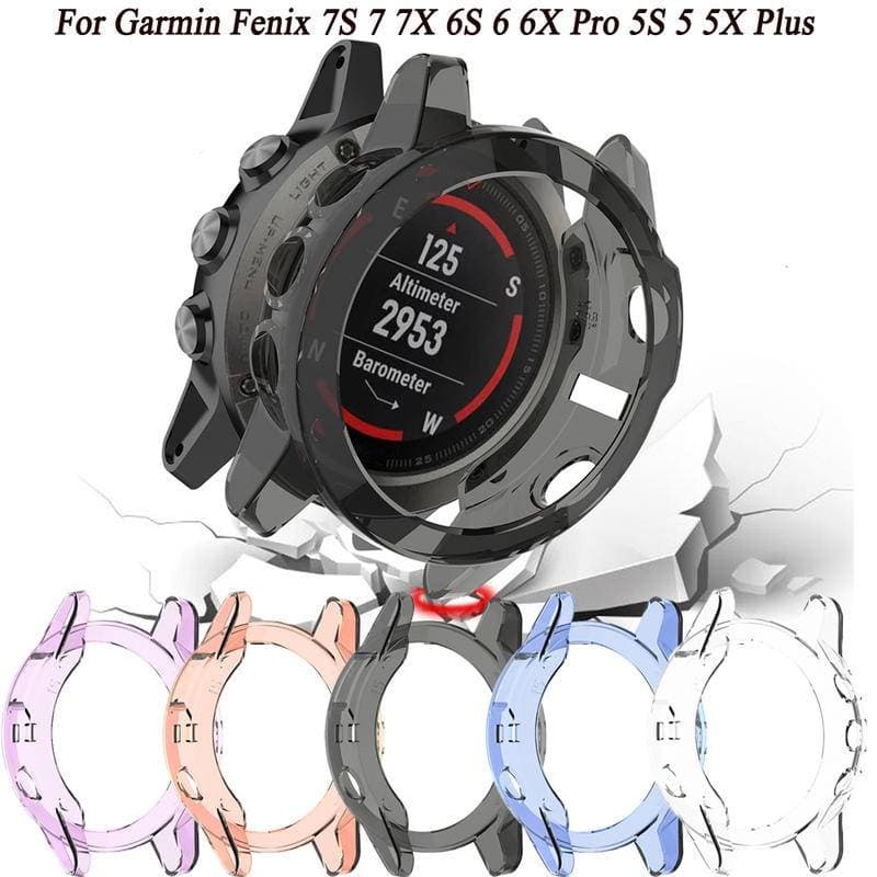 สําหรับ Fenix 6 6S 6X Pro 5 5S 5X Plus 7 7S 7X Tpu เคสป้องกัน สําหรับ Garmin Venu Sapphire…
