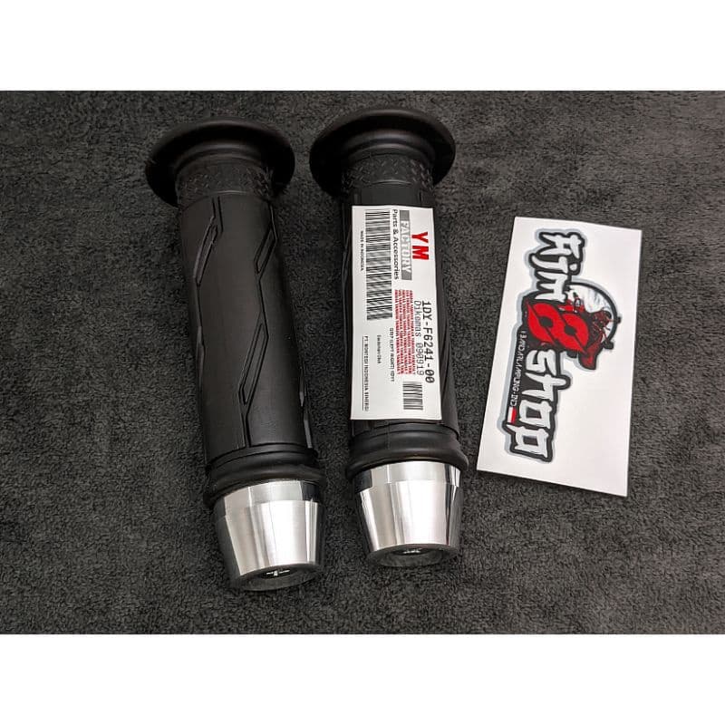 YAMAHA ปลอกแฮนด์รถจักรยานยนต์ handlecat jalu chrome chrome รุ่น pcx ปลอกแฮนด์ mio aerox nmax fino soul xeon…