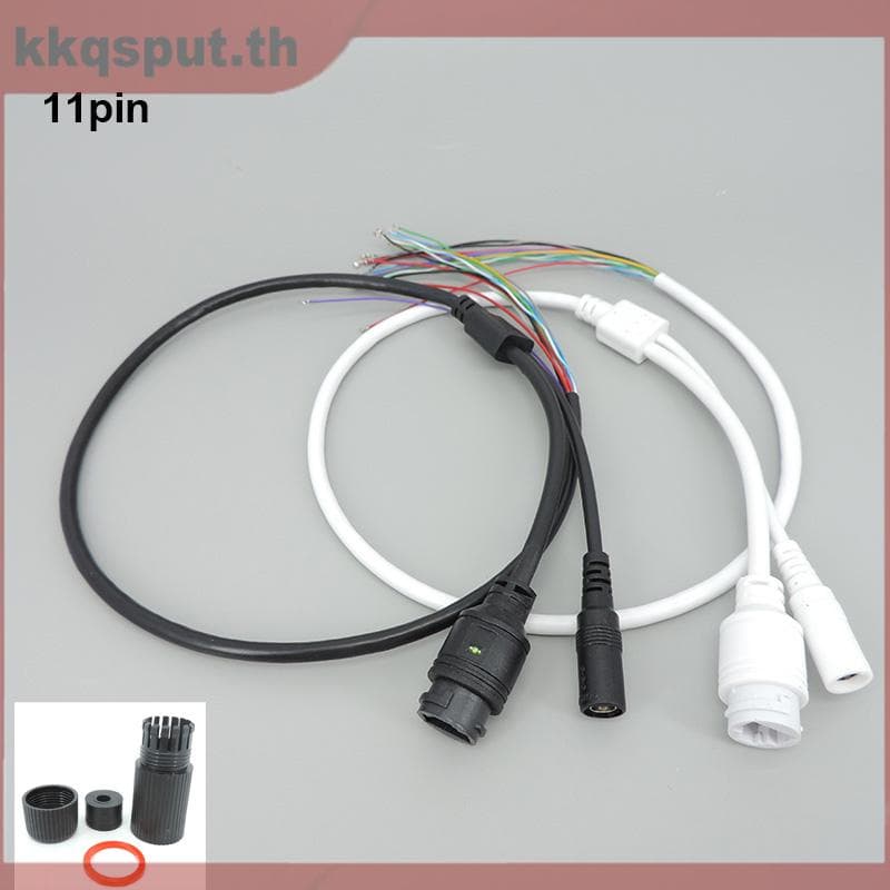 โมดูลกล้องวงจรปิด POE IP PCB 11 คอร์ RJ45 DC ตัวเมีย กันน้ํา พร้อม 4/5(+) 7/8(-) THK2