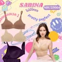 SABINA รหัส NBU23004 เสื้อชั้นใน INVISIBLE WIRE (ไม่มีโครง) SEAMLESS FIT รุ่น PRETTY PERFECT