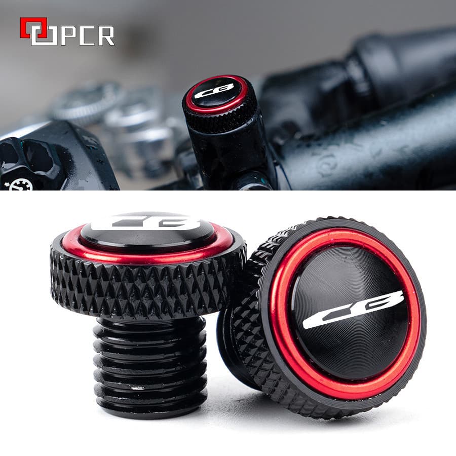 ฝาครอบสกรูกระจก CNC สําหรับรถจักรยานยนต์ Honda CB650R CB 650R 1000R CB650F CB600F CB500X F CB1100 CB1000R