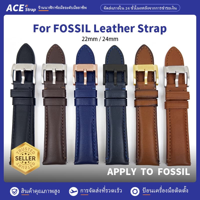 เหมาะสําหรับสายนาฬิกา FOSSIL สําหรับผู้ชาย 22mm 24mm ถอดประกอบได้รวดเร็ว