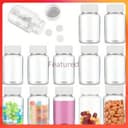 Featured ขวดพลาสติกPETใส 20/30/50/100 ml ฝาเกรียวปิดสนิทพกพาสะดวก ขวดใส่ยา ใส่เครื่องดื่ม