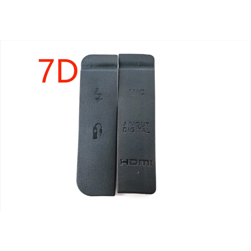 ยางใหม่สําหรับ canon 5D 6D 7D 40D 50D 60D 70D 80D 5D2 5D3 5D4 6D2 7D2 HDMI/ MIC/AV OUT USB ยางด้านข้างกล้อง…