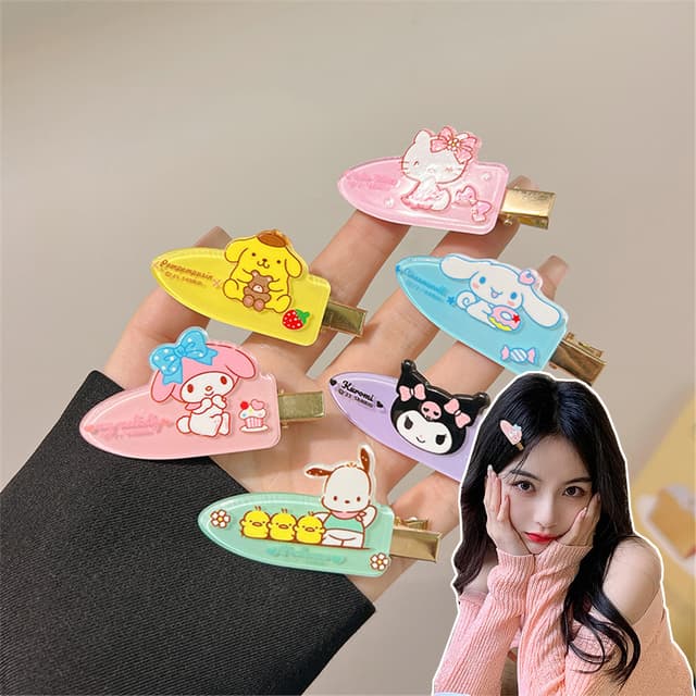 น่ารักสาวหวานหัวใจการ์ตูน Scarless กิ๊บติดผม Headwear