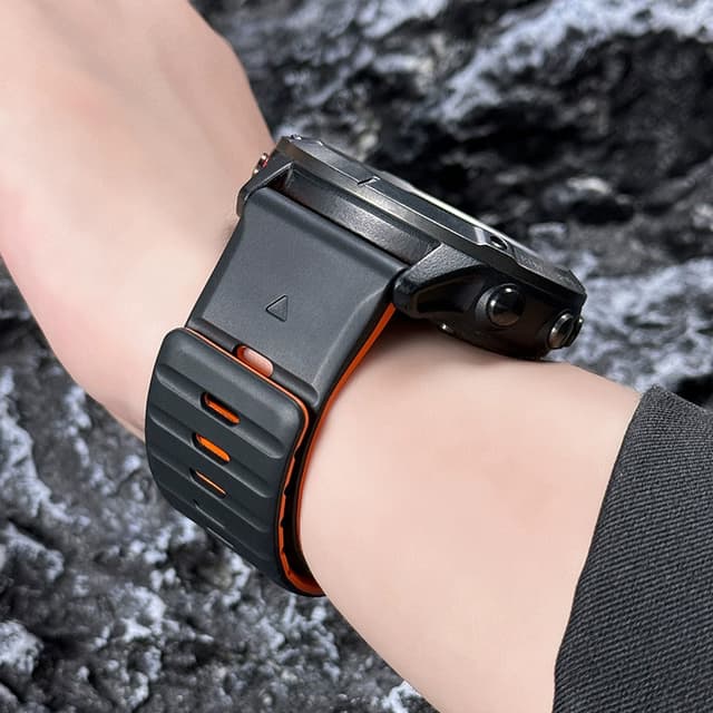 เหมาะสําหรับนาฬิกา Garmin, 22MM26mm Norman ห่วงแม่เหล็กสายปลดเร็วสีคู่