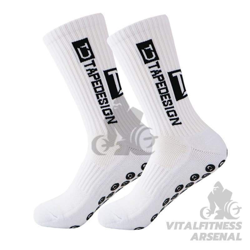 ถุงเท้ากันลื่น ถุงเท้าฟุตบอล ถุงเท้าวิ่ง socksหนานุ่ม การออกแบบกันลื่น เหมาะสําหรับฟุตบอล