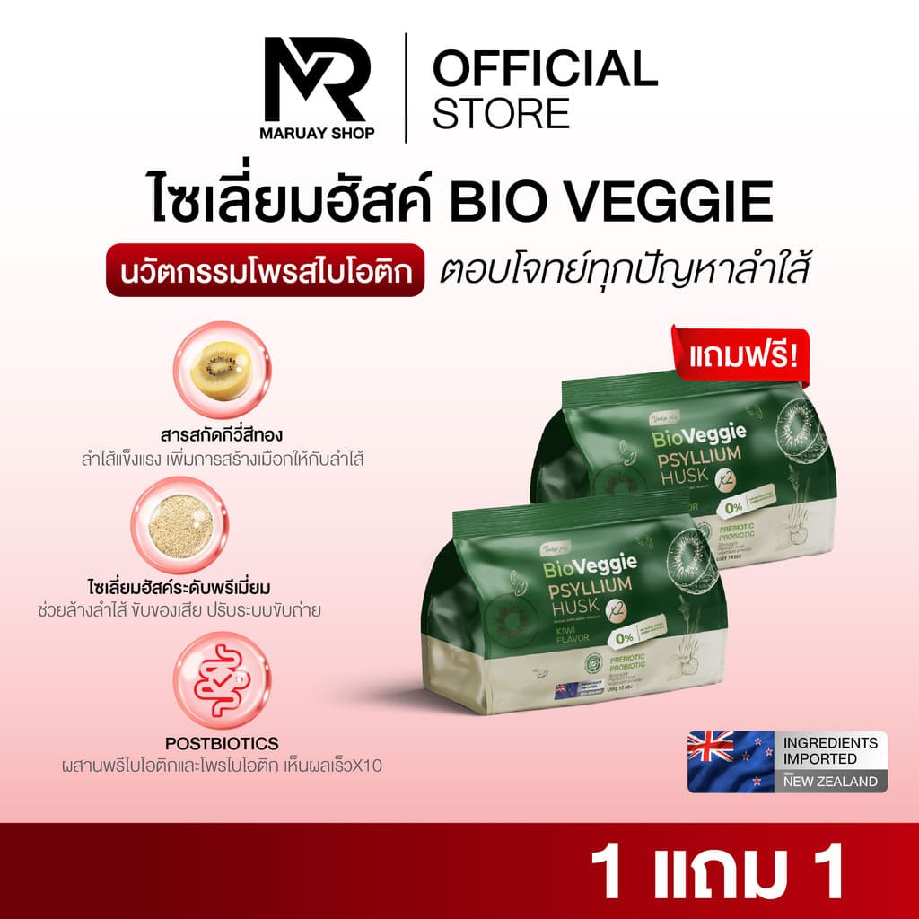 ไซเลี่ยมฮัสค์ Bio Veggie ดีท็อกซ์ลําไส้ เบิร์นไขมันส่วนเกิน ช่วยคุมน้ําหนัก อิ่มนาน